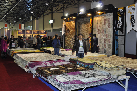 哈萨克斯坦家用纺织品及室内设计展览会展会现场图片