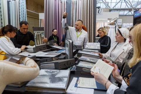 俄罗斯莫斯科家纺展览会展会现场图片