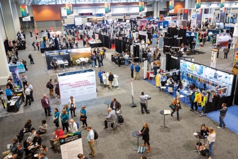 美国产业用布及纺织品展览会展会现场图片