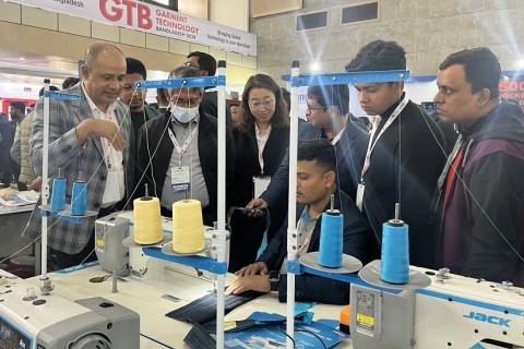孟加拉达卡缝制设备展览会GTB展会现场图片