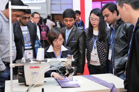 孟加拉达卡缝制设备展览会GTB展会现场图片