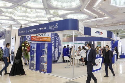 伊朗制药原料及制药机械展览会展会现场图片