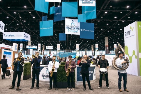 美国世界制药原料展展会现场图片