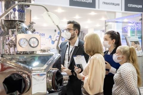 俄罗斯制药原料及制药机械展览会展会现场图片