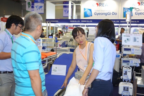 越南胡志明医疗器械及分析生化、实验室展览会展会现场图片