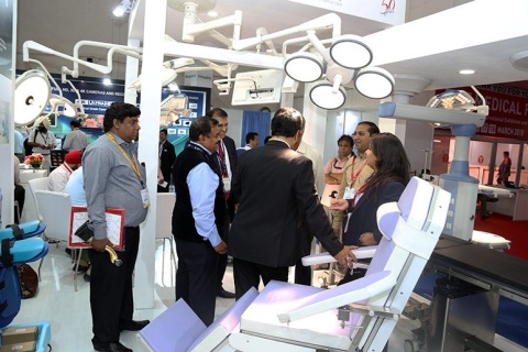 印度医疗器械、诊断设备展览会展会现场图片