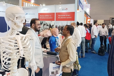 印度医疗器械、诊断设备展览会展会现场图片