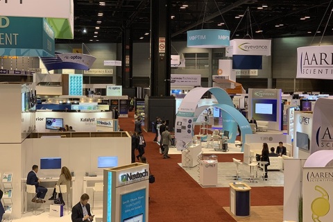 美国眼科学会年会展会现场图片