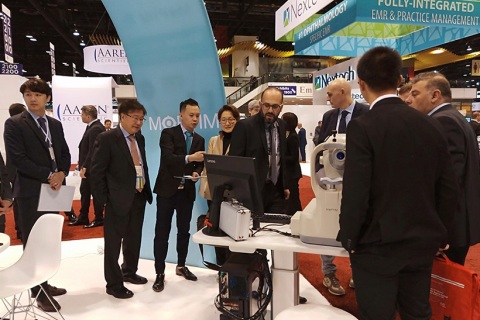 美国眼科学会年会展会现场图片