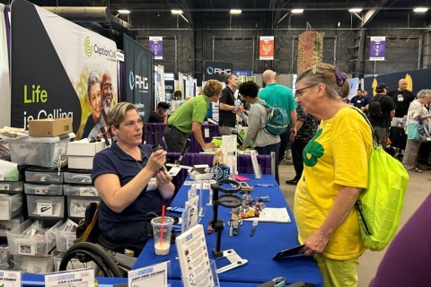 美国残疾人用品及康复设备展展会现场图片