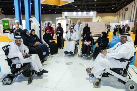中东迪拜残疾人康复矫形器械设备展览会展会现场图片