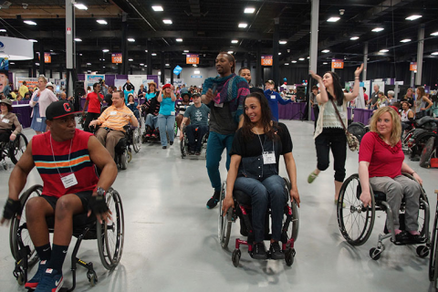 美国残疾人用品及康复设备展展会现场图片