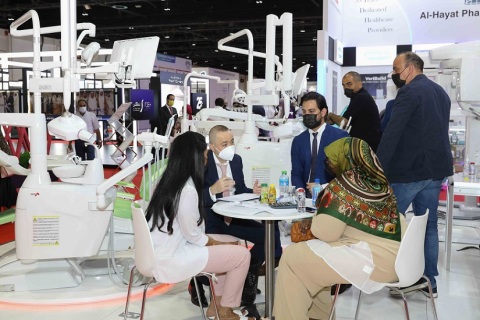 中东迪拜牙科及口腔展览会展会现场图片
