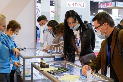 哈萨克斯坦口腔牙科展览会CADEX展会现场图片