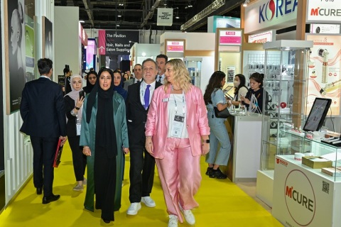 中东迪拜美容展览会展会现场图片