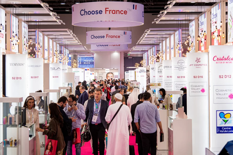 中东迪拜美容展览会展会现场图片