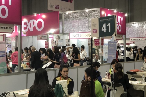 韩国首尔美容美发展览会展会现场图片