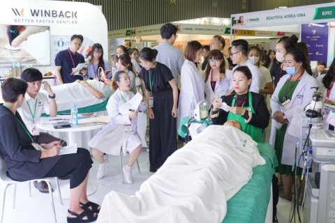 越南胡志明美容及化妆品展览会展会现场图片