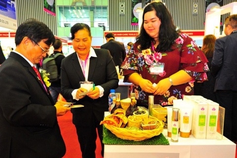 越南胡志明美容展览会展会现场图片