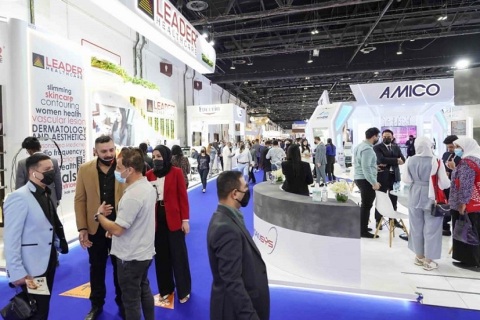 中东迪拜激光医学美容展览会展会现场图片