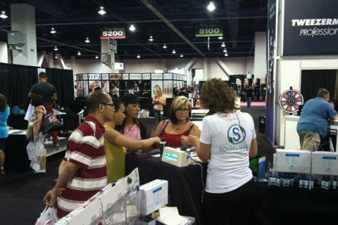 美国拉斯维加斯美容展览会展会现场图片