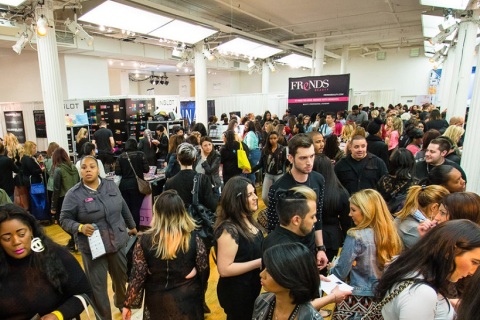 美国纽约品牌美容化妆品、美妆供应链展览会展会现场图片