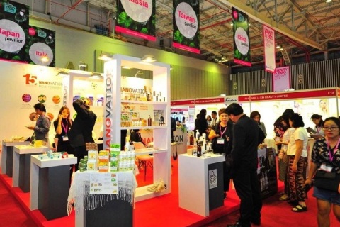 越南胡志明美容展览会展会现场图片