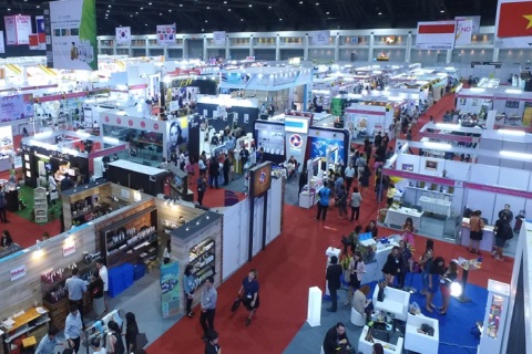 越南胡志明美容展览会展会现场图片