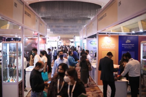 印度孟买美容展览会展会现场图片