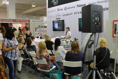 俄罗斯美容美发展览会展会现场图片