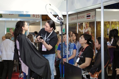 哈萨克斯坦美容展览会展会现场图片
