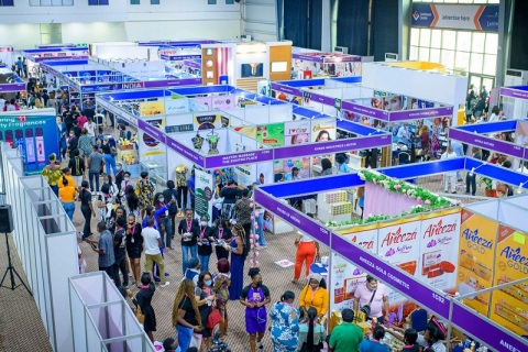 尼日利亚拉各斯美容美发展览会展会现场图片