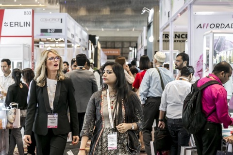 印度孟买美容展览会展会现场图片