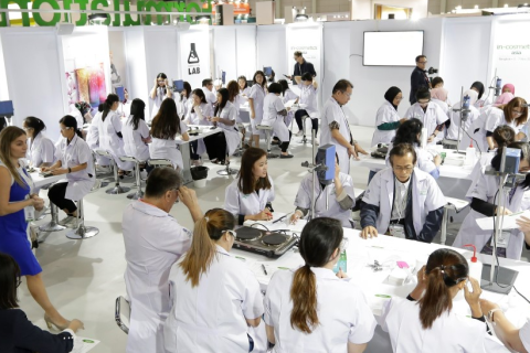 泰国亚洲化妆品原料及个人护理展览会展会现场图片