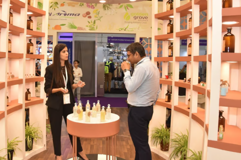 印度化妆品及个人护理展览会展会现场图片