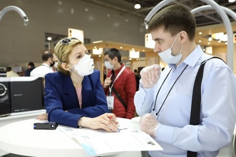 俄罗斯莫斯科实验室设备及化学试剂展览会展会现场图片