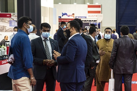 中东迪拜实验室设备展览会展会现场图片