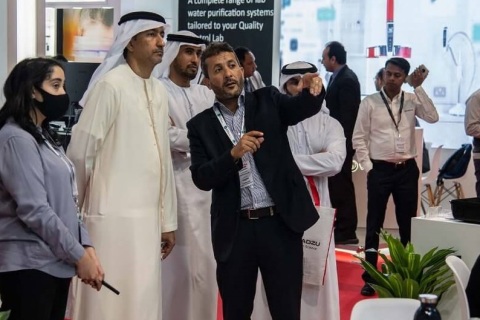 中东迪拜实验室设备展览会展会现场图片