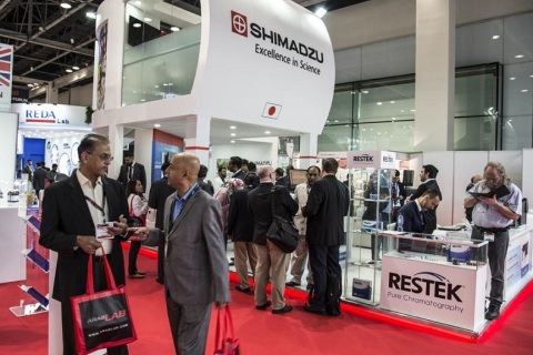 中东迪拜实验室设备展览会展会现场图片