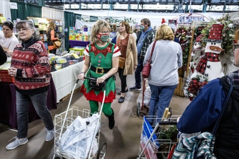 美国圣诞礼品及节庆装饰品展览会展会现场图片