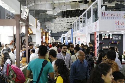 印度孟买礼品及文具办公用品展览会展会现场图片