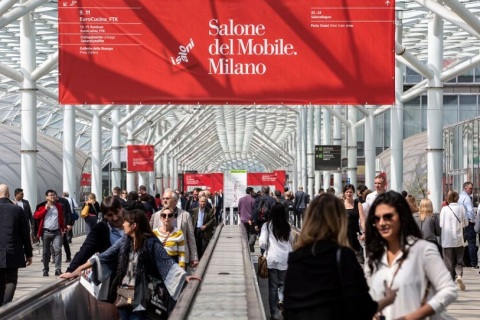 意大利米兰家具展览会展会现场图片