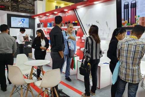 印度孟买礼品及文具办公用品展览会展会现场图片