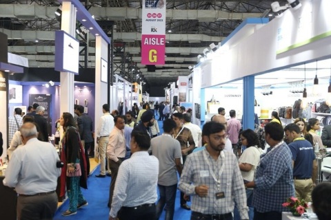 印度孟买礼品及文具办公用品展览会展会现场图片