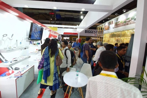 印度孟买礼品及文具办公用品展览会展会现场图片