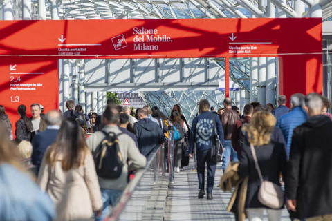 意大利米兰家具展览会展会现场图片