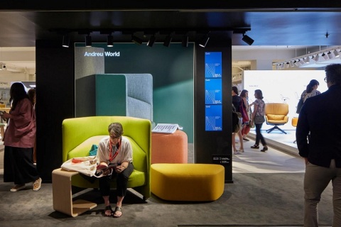 美国芝加哥办公家具展览会展会现场图片