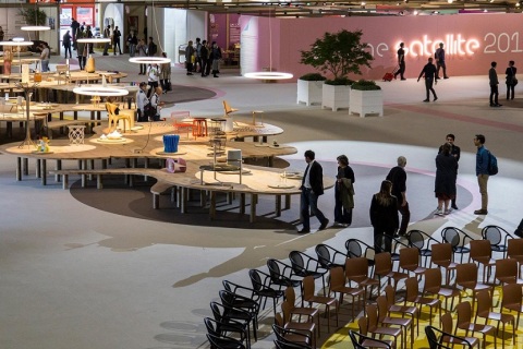 意大利米兰家具展览会展会现场图片