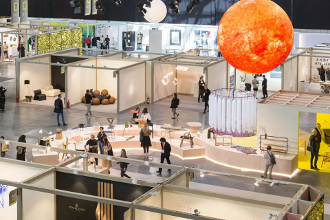 意大利米兰家具展览会展会现场图片