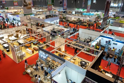 越南胡志明家具展览会展会现场图片